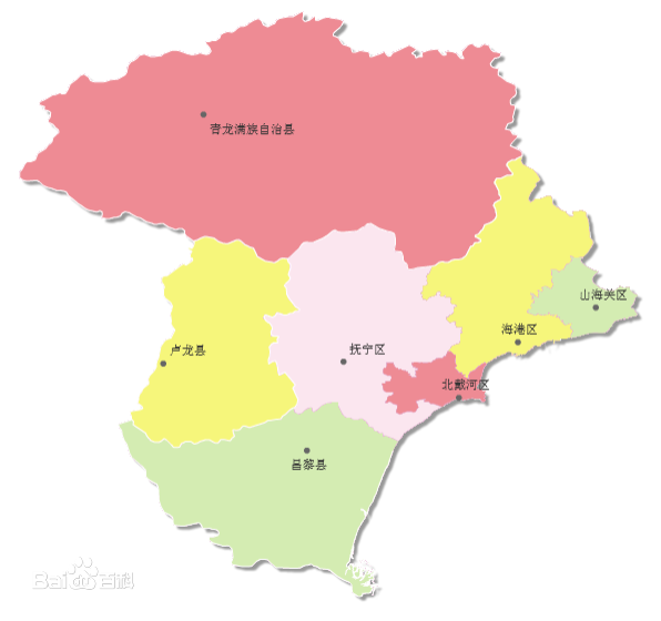 秦皇岛市行政区划 秦皇岛市行政区划