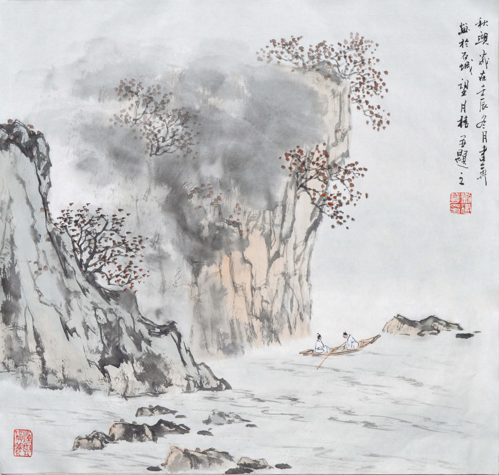 刘建华山水画欣赏 刘建华山水画欣赏