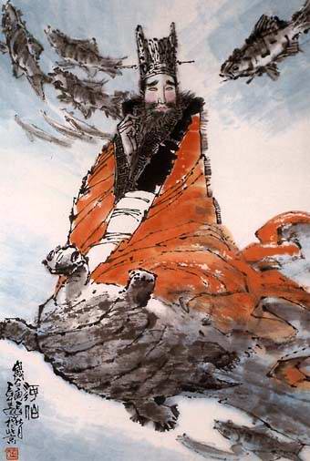 河伯(古代中国神话中的黄河水神) 河伯(古代中国神话中的黄河水神)