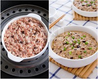 香菇马蹄蒸肉饼