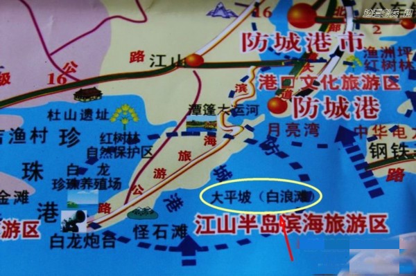 江山半岛景点分布 江山半岛景点分布