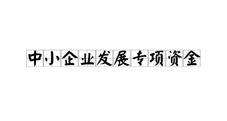 中小企业发展专项资金