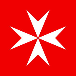 马尔他骑士团代表旗 马尔他骑士团代表旗
