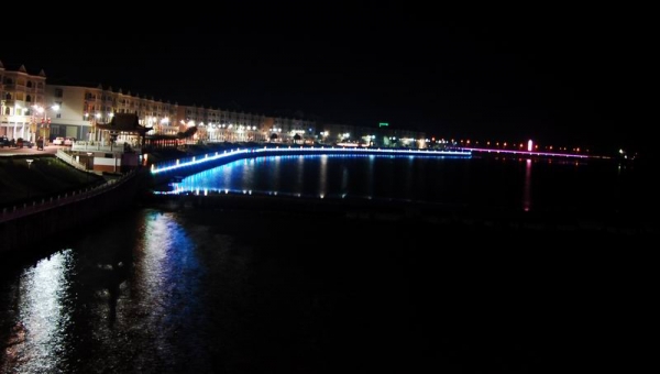 西河的夜景 西河的夜景