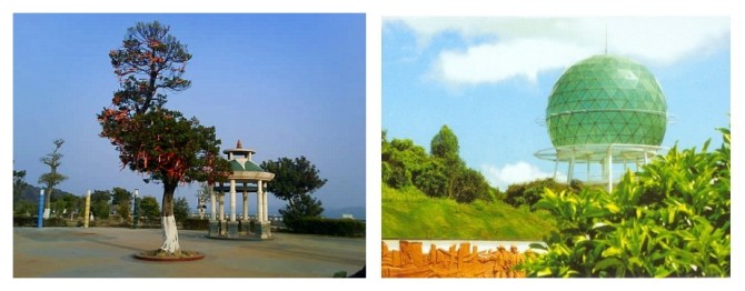 汕尾市区海滨大道景观及市中心慈云山公园 汕尾市区海滨大道景观及市中心慈云山公园