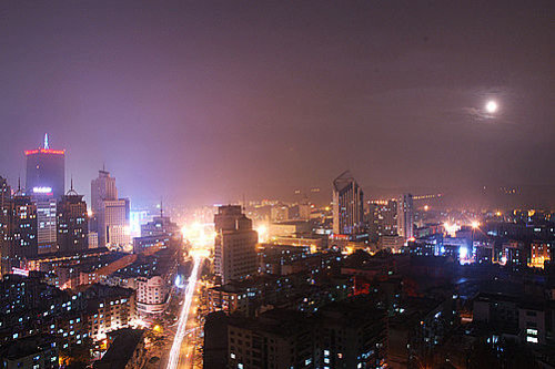 鞍山夜景 鞍山夜景