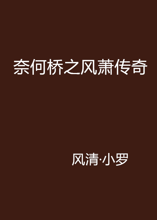 奈何桥之风萧传奇