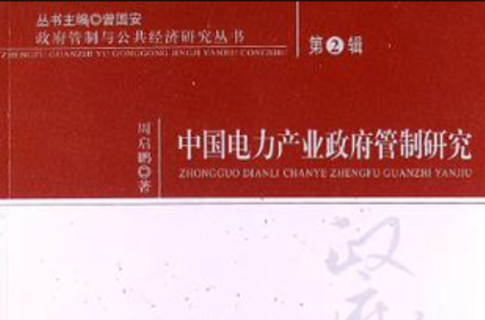 中国电力产业政府管制研究