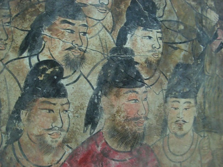 壁画上的幞头 壁画上的幞头