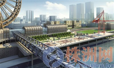 有轨电车及慢行专用跨江通道效果图 有轨电车及慢行专用跨江通道效果图