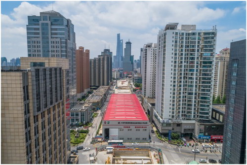 源深路站主体结构封顶 源深路站主体结构封顶