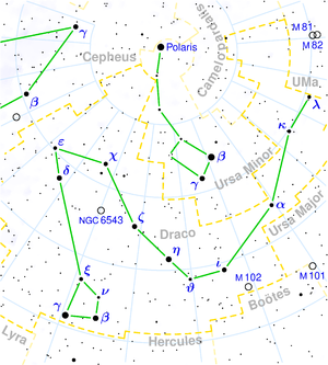 天龙座星象图 天龙座星象图