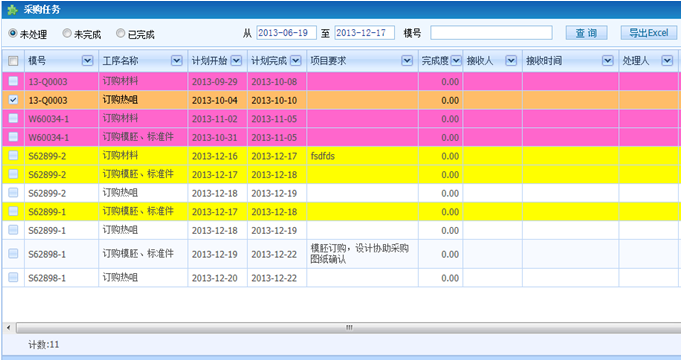 模具管理软体 模具管理软体