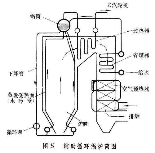 辅助循环锅炉简图 辅助循环锅炉简图