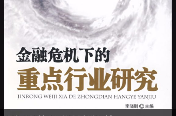 金融危机下的重点行业研究