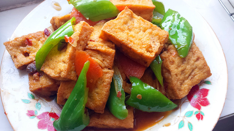 烧家常豆腐