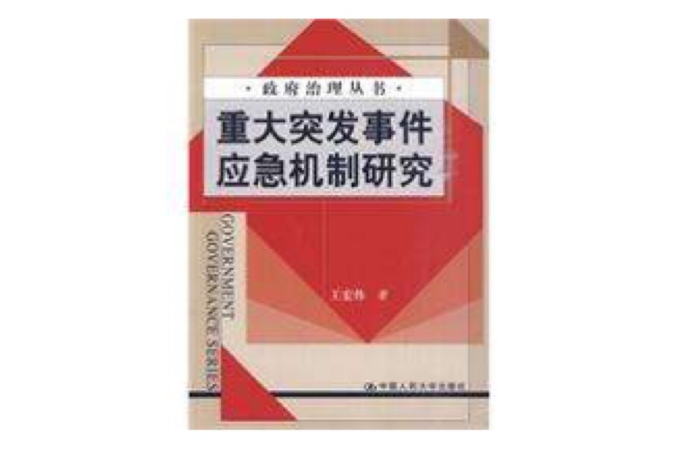 重大突发事件应急机制研究