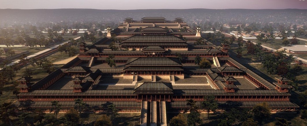 汉未央宫遗址复原图 汉未央宫遗址复原图