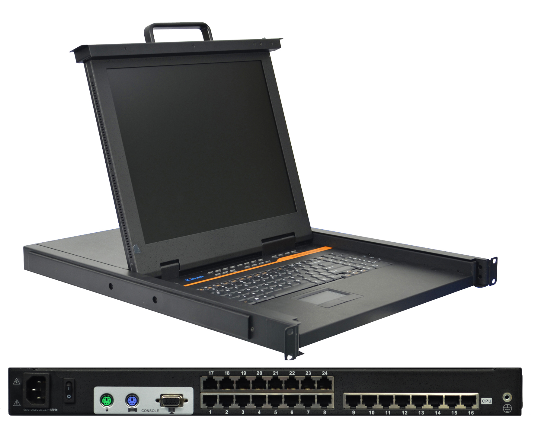 24口LCDKVM切换器 LC1724 24口LCDKVM切换器 LC1724