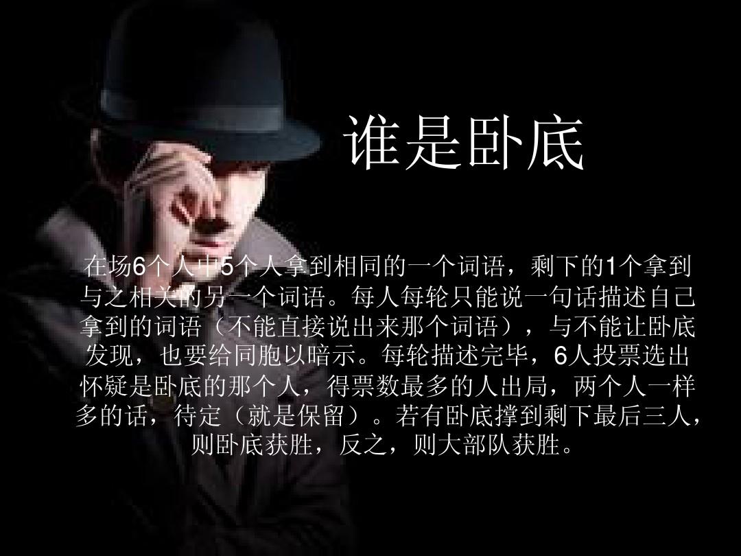 谁是卧底(快乐大本营游戏)