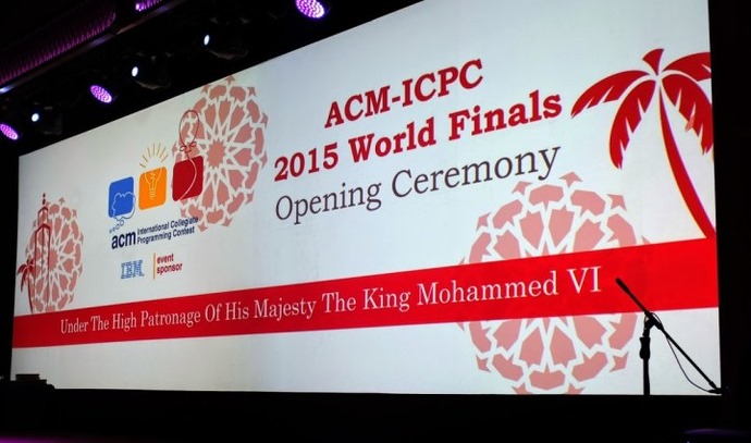 2015年ACM-ICPC全球总决赛开幕式现场 2015年ACM-ICPC全球总决赛开幕式现场