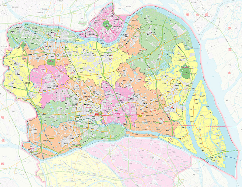 番禺区地图 番禺区地图