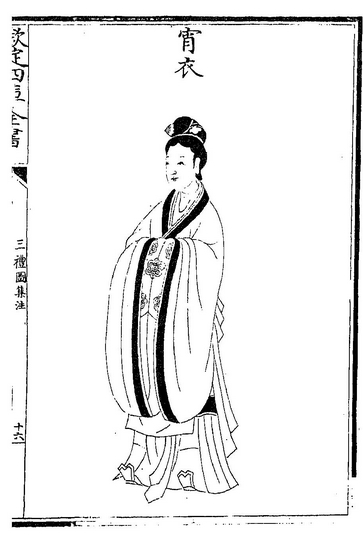 宋聂崇义《三礼图集注》中所考据的宵衣 宋聂崇义《三礼图集注》中所考据的宵衣