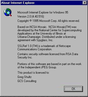 Internet Explorer 2 Internet Explorer 2