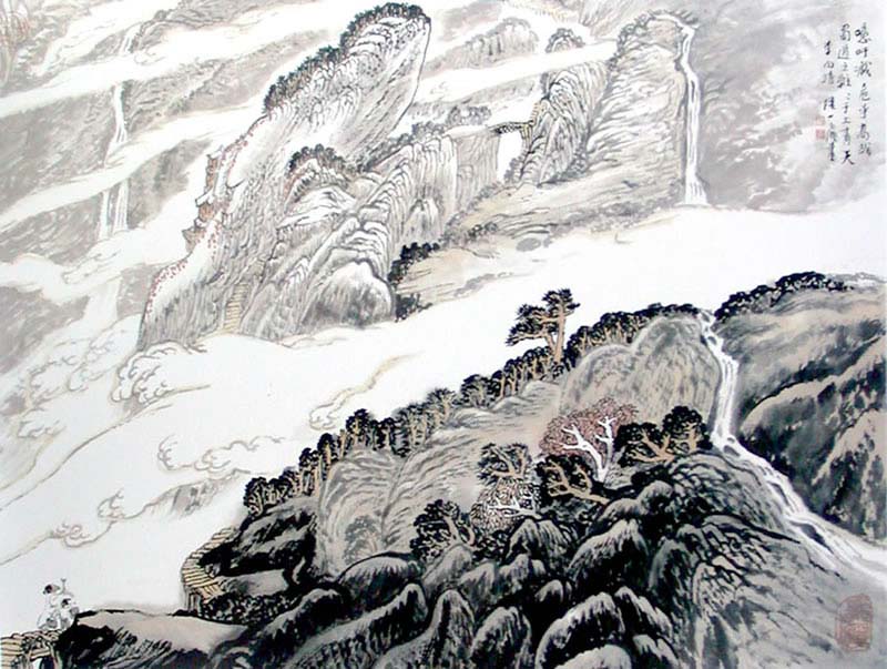 陆一飞先生中国画作品 陆一飞先生中国画作品