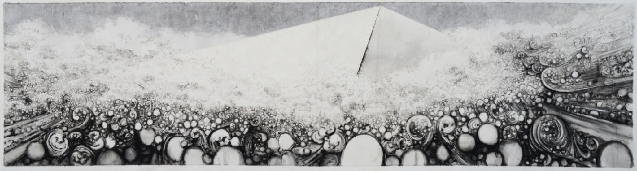 《冰山之隐-谁主沉浮》470x122cm,2011 《冰山之隐-谁主沉浮》470x122cm,2011
