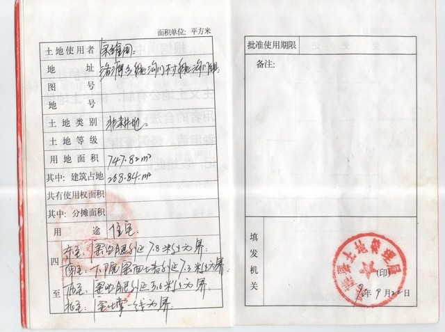 土地登记费