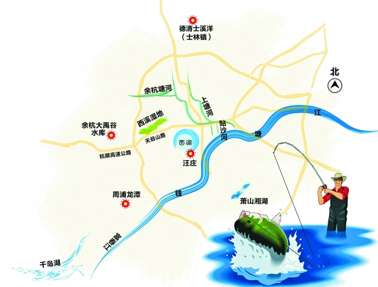 钓鱼地图