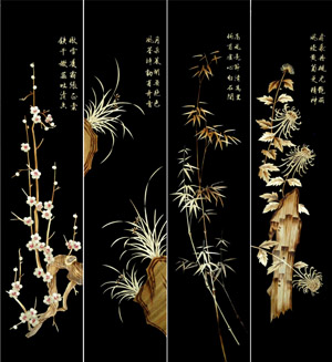 梅兰竹菊画 梅兰竹菊画