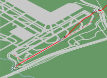 飞机降落路线示意图 飞机降落路线示意图