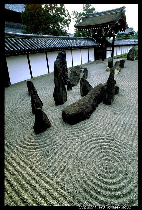 枯山水代表京都大德寺大仙院 枯山水代表京都大德寺大仙院