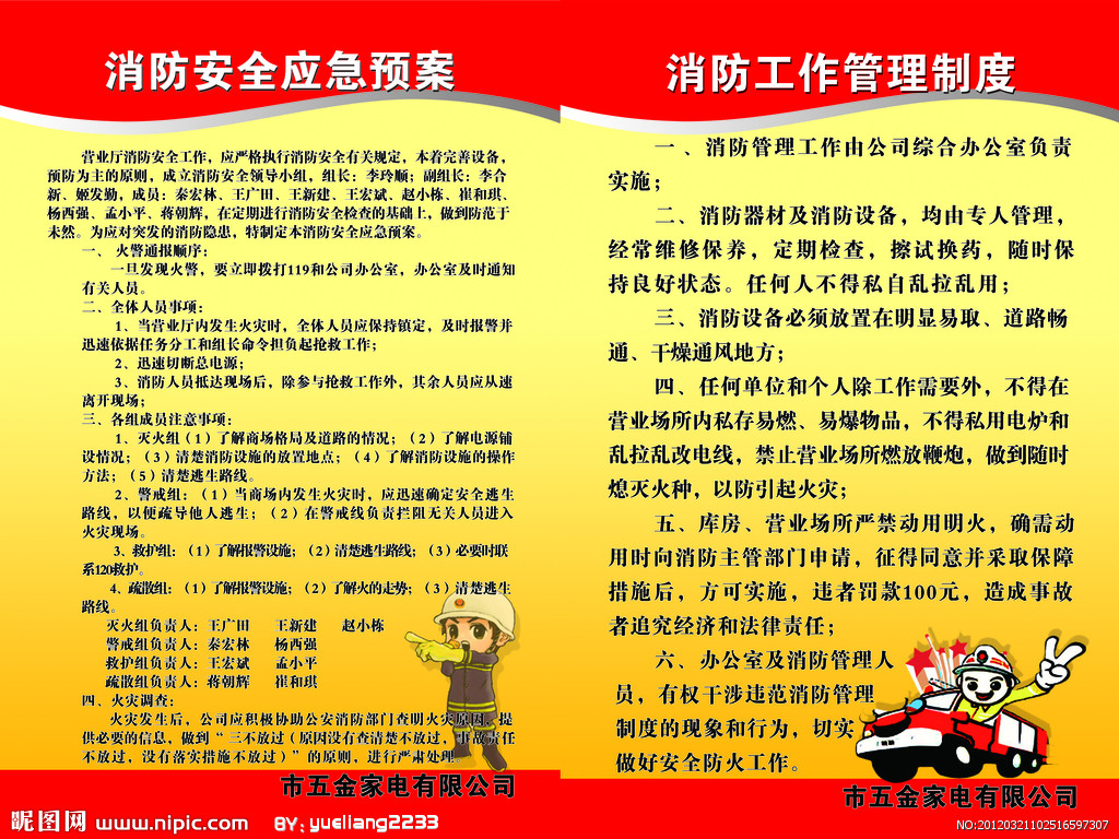 灭火应急预案