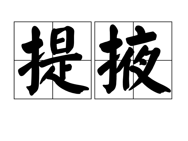 提掖