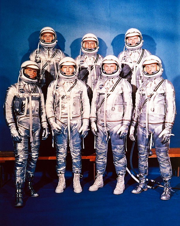 水星计画航天员合影 水星计画航天员合影