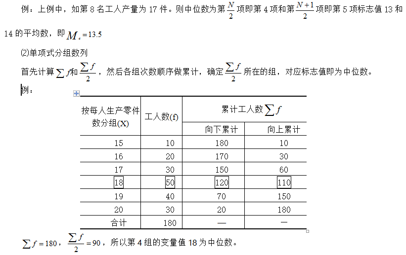 组距分组
