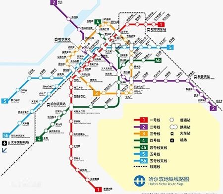 哈尔滨捷运线路图 哈尔滨捷运线路图