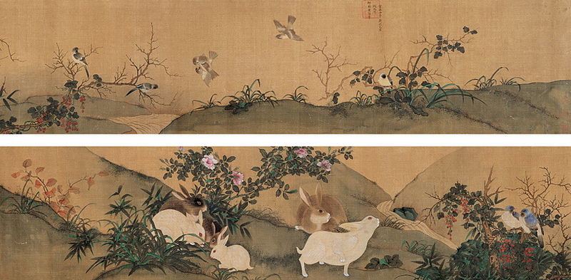 御临黄筌花鸟卷