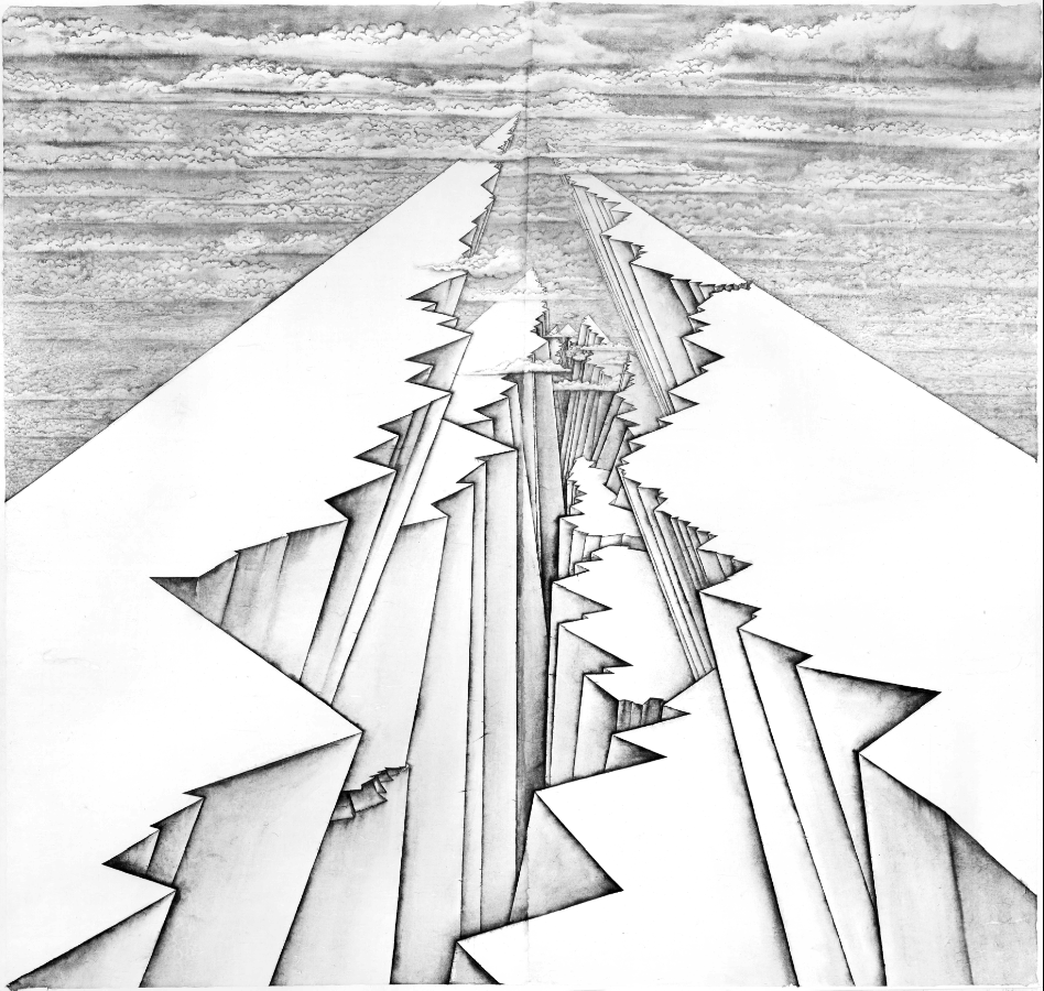 工笔《冰山-山外有山III》195x180cm,2011 工笔《冰山-山外有山III》195x180cm,2011