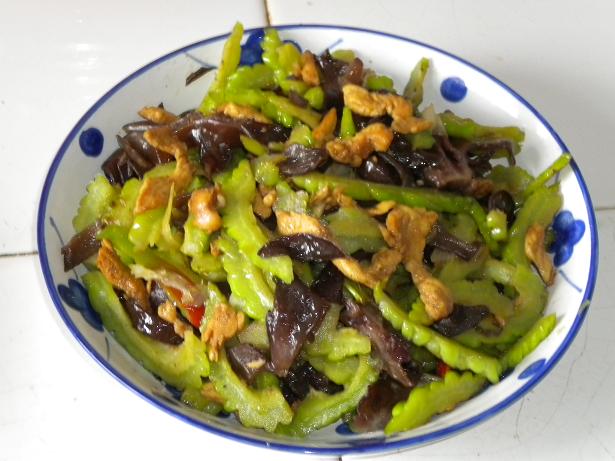 苦瓜炒土豆