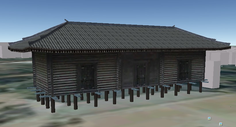 正仓院3D模型 正仓院3D模型