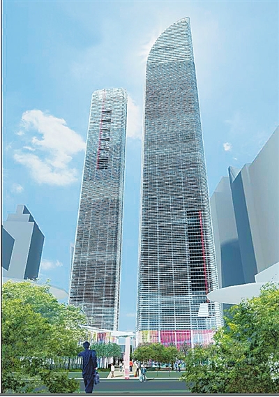 美国波特曼设计银川绿地301双子座 美国波特曼设计银川绿地301双子座