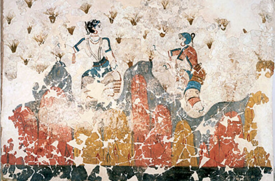 番红花採集者(圣托里尼壁画)