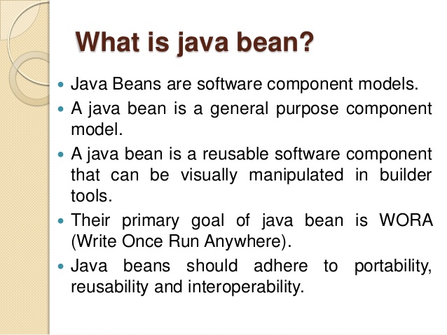 java bean
