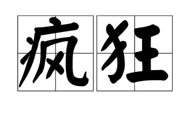 疯狂(汉语词语)