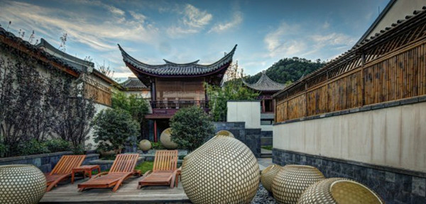 现代中式园林 现代中式园林