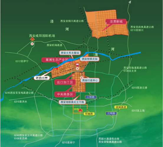 智巢产业园区点阵图 智巢产业园区点阵图